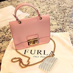 Furla Pink top handle Brand New